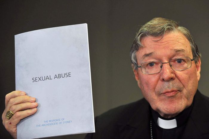 George Pell states the churches "position". Transparency was never going to be an option....